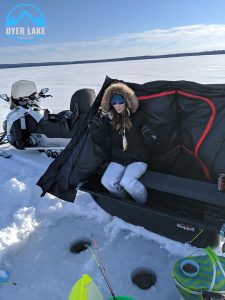 Ice Fishing on Long Lake