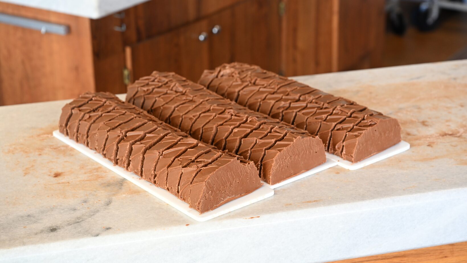 Don't Forget the Fudge. Slabs of chocolate fudge Traverse City