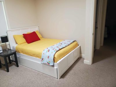 Dyer Lake Vacation Home Bedroom #3 with Full size over Twin Trundle Bed